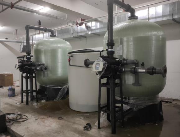 新乡软化水设备安装现场